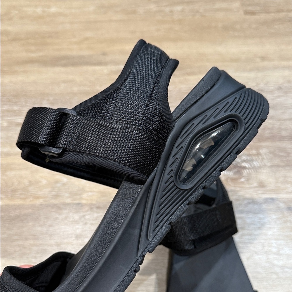 Skechers Size 11 Black Women's 119185 Uno New Sesh Yoga Foam Skech Air Sandals - Picture 10 of 10